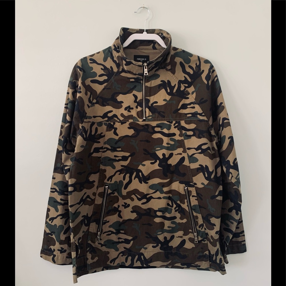 Forever 21 Camouflage Green jacket